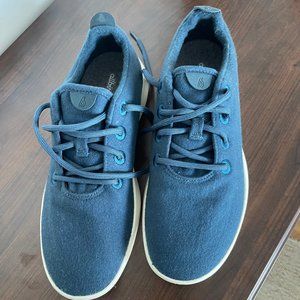 Allbirds Mens Blue Sz 11 Wool Runners Casual Athletic Running Shoes Lightweight.